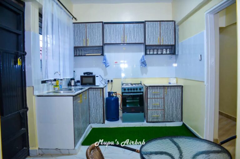 Premium Top Rated Airbnb Nyahururu Kitchen Area